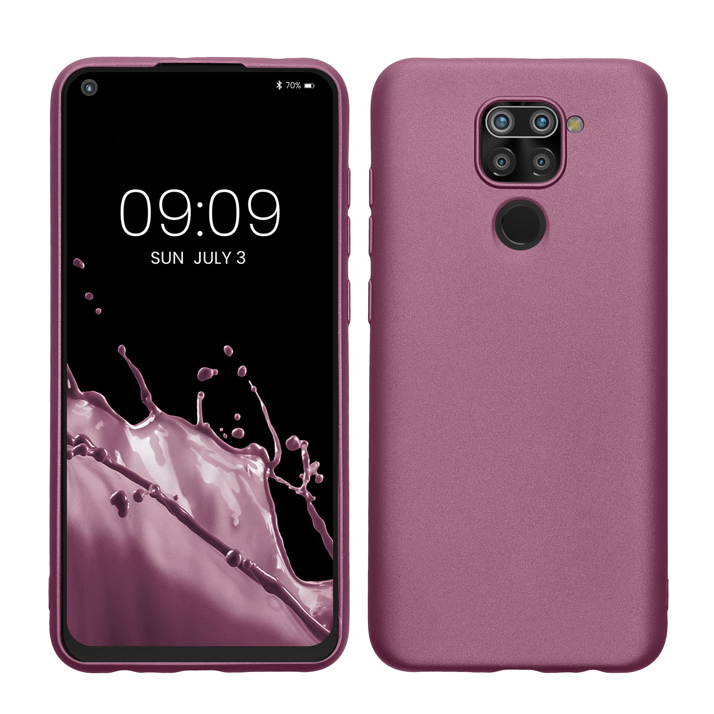 kwmobile Handyhülle für Xiaomi Redmi Note 9 Hülle - Silikon Case - Schutzhülle Cover