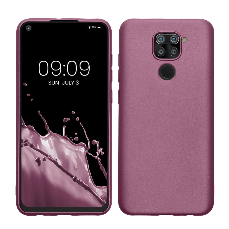 kwmobile Handyhülle für Xiaomi Redmi Note 9 Hülle - Silikon Case - Schutzhülle Cover