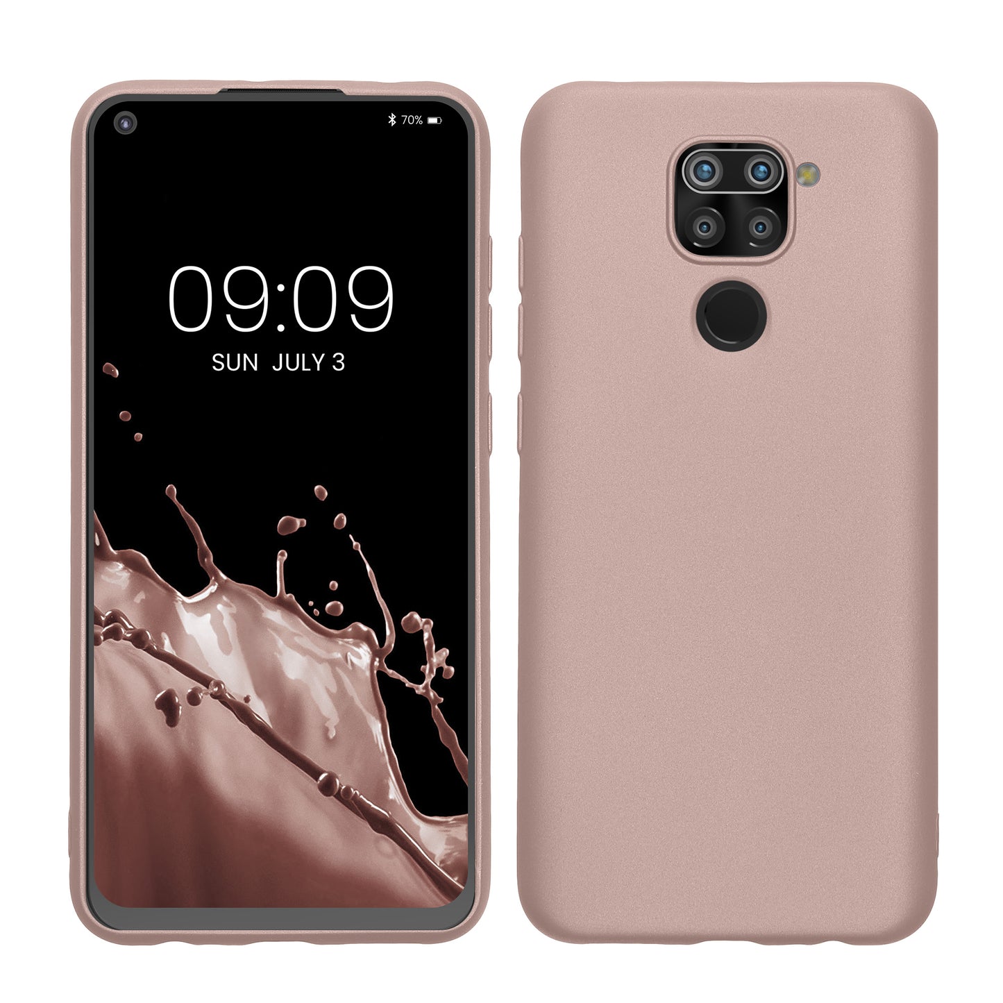 kwmobile Handyhülle für Xiaomi Redmi Note 9 Hülle - Silikon Case - Schutzhülle Cover