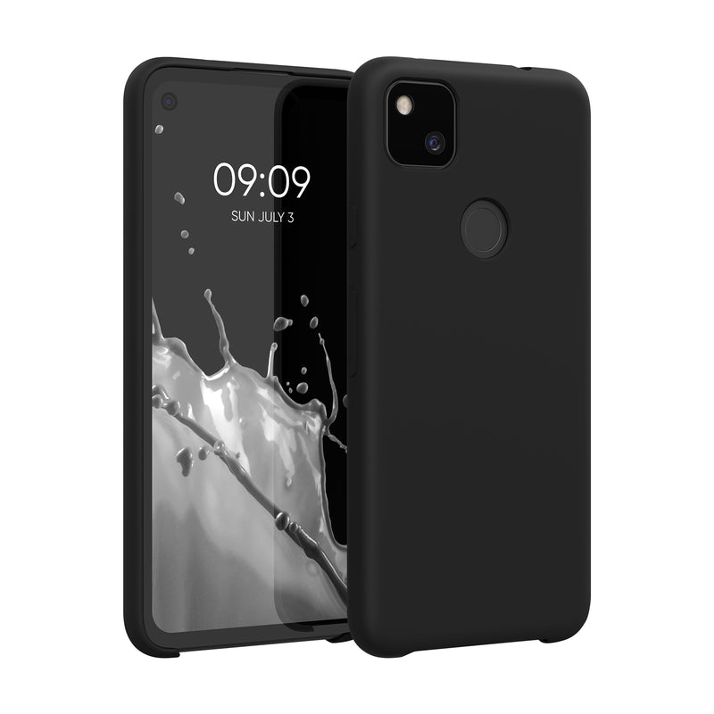 kwmobile Handyhülle für Google Pixel 4a - Case Silikon - Kabelloses Laden - Schutzhülle Cover