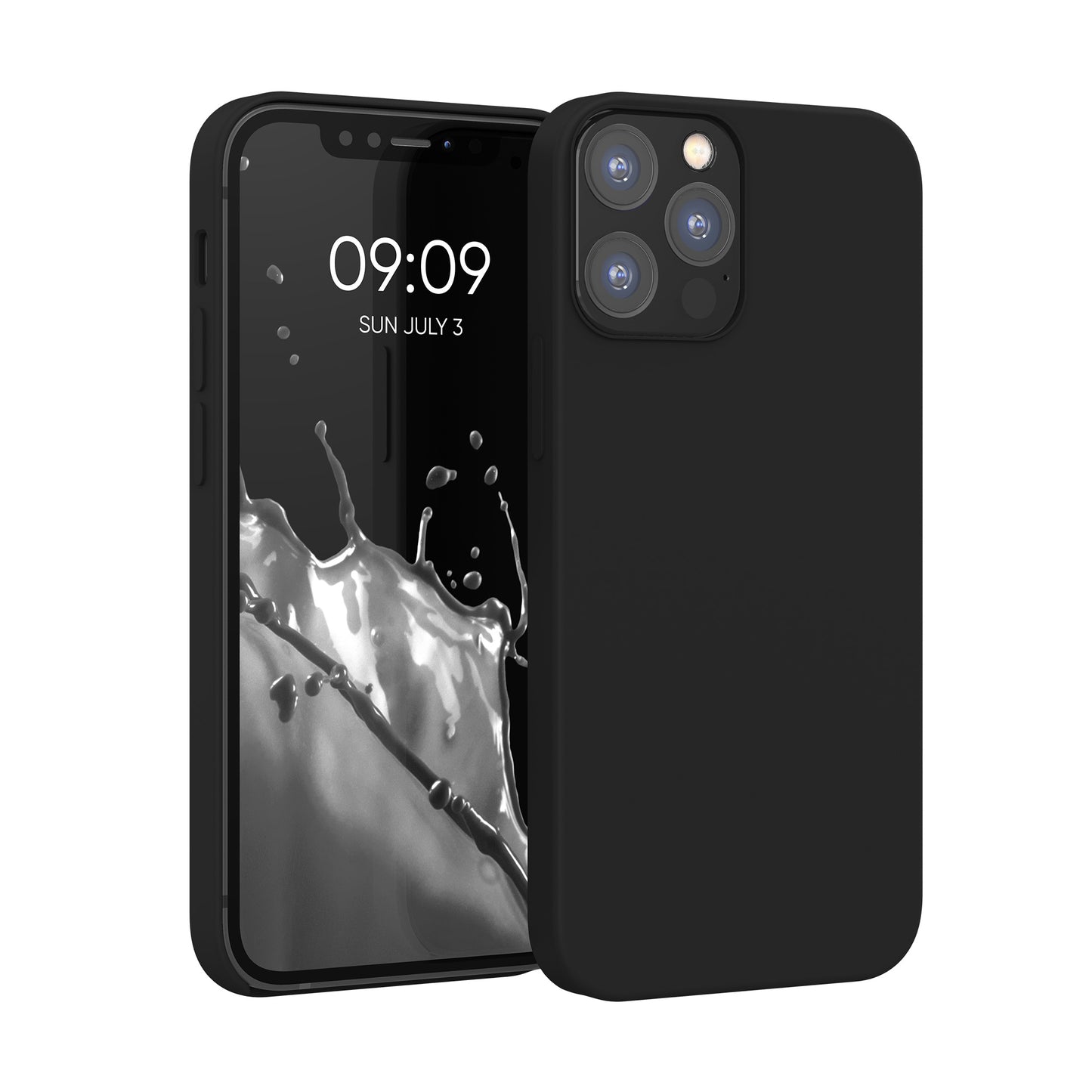 kwmobile Handyhülle für iPhone 12 Hülle / iPhone 12 Pro Hülle - Silikon Handy Case - weiche Oberfläche - kabelloses Laden