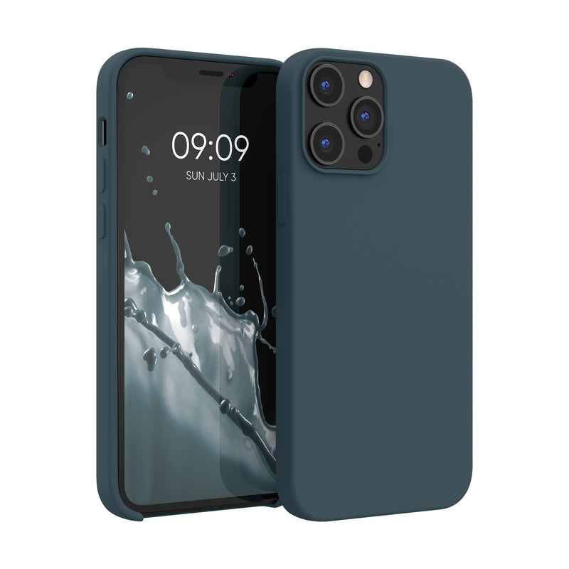 kwmobile Handyhülle für iPhone 12 Pro Max Case - Hülle Silikon - kabelloses Laden