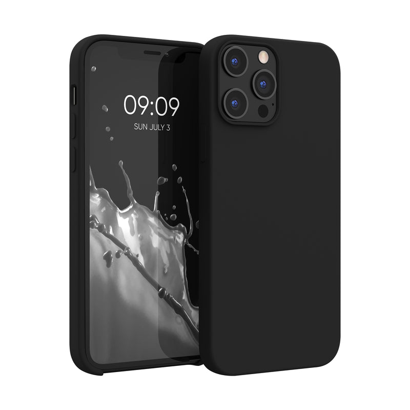 kwmobile Handyhülle für iPhone 12 Pro Max Case - Hülle Silikon - kabelloses Laden