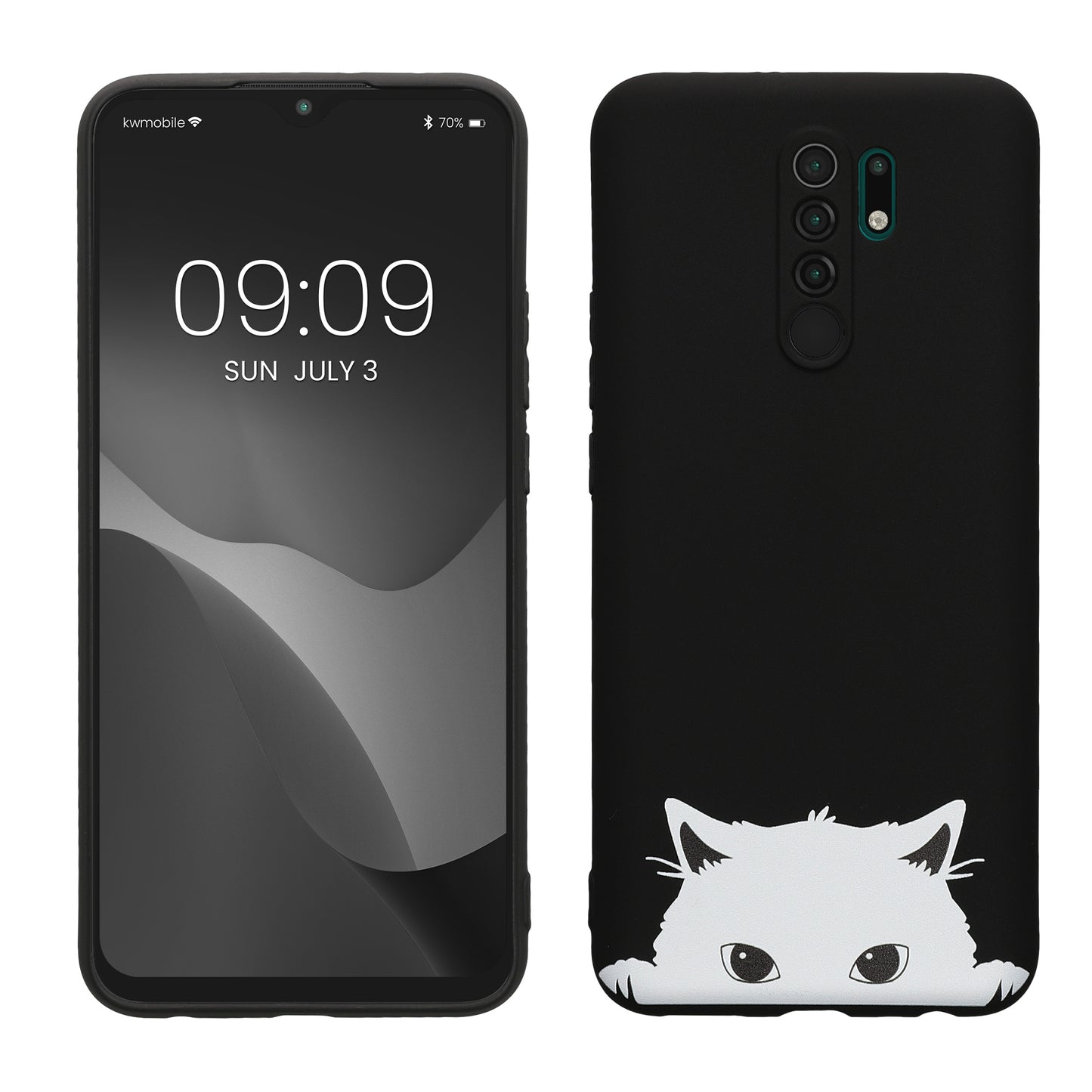 kwmobile Hülle kompatibel mit Xiaomi Redmi 9 Handyhülle Silikon Case