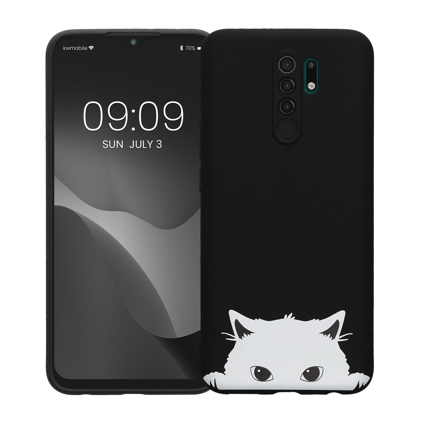 kwmobile Hülle kompatibel mit Xiaomi Redmi 9 Handyhülle Silikon Case