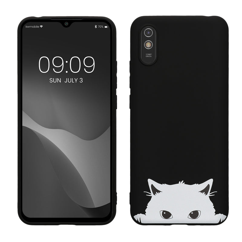 kwmobile Hülle kompatibel mit Xiaomi Redmi 9A / 9AT - Handyhülle Silikon Case