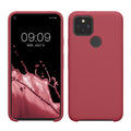 kwmobile Handyhülle für Google Pixel 5 - Case Silikon - Kabelloses Laden - Schutzhülle Cover