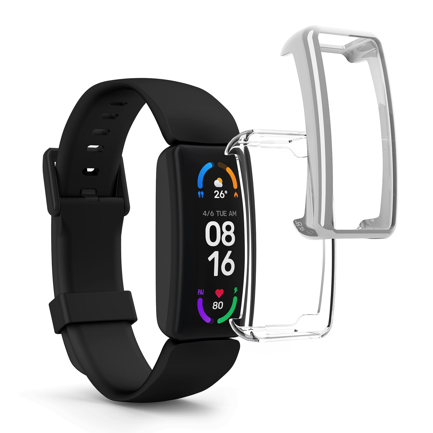 kwmobile Schutzhülle für Fitbit Inspire 3 / Inspire 2 / Ace 3 Fullbody Display Cover Set