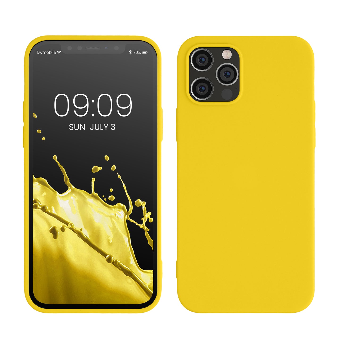 kwmobile Handyhülle für Apple iPhone 12 / iPhone 12 Pro Hülle - Kabelloses Laden - Schutzhülle Cover