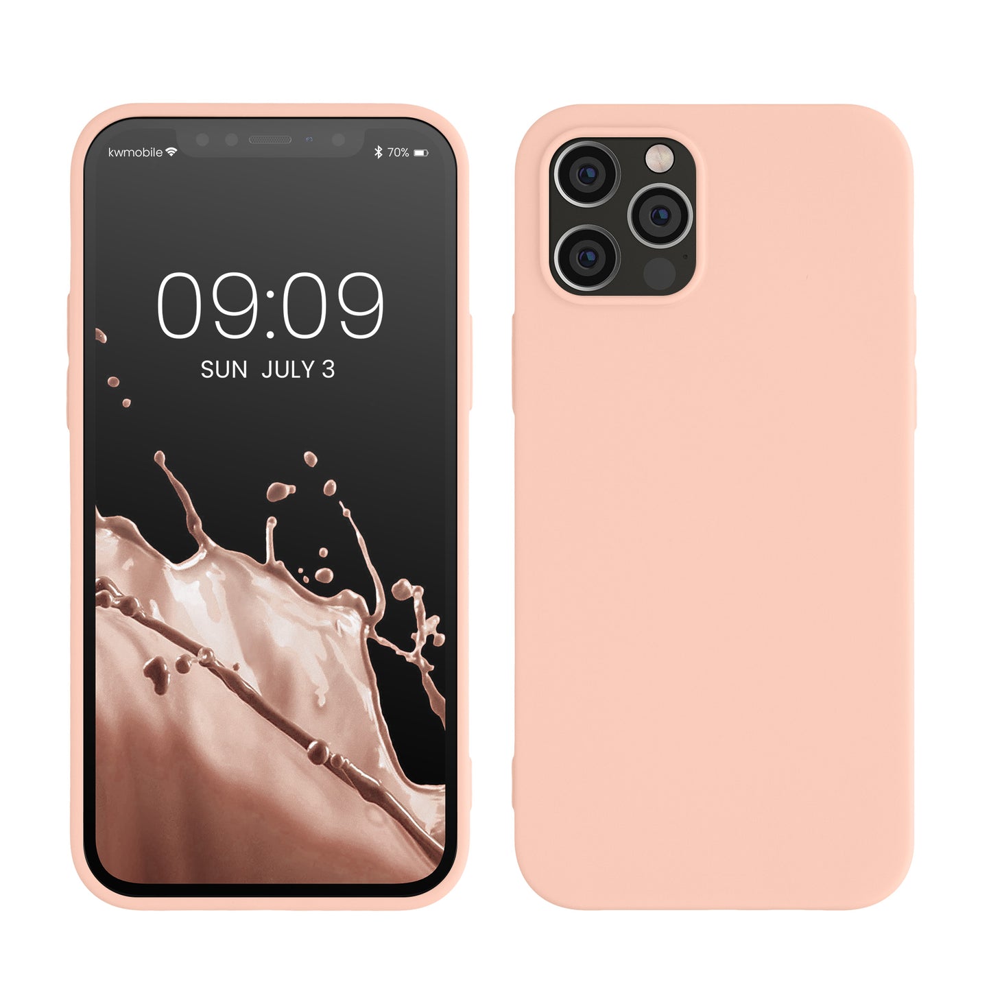 kwmobile Handyhülle für Apple iPhone 12 / iPhone 12 Pro Hülle - Kabelloses Laden - Schutzhülle Cover