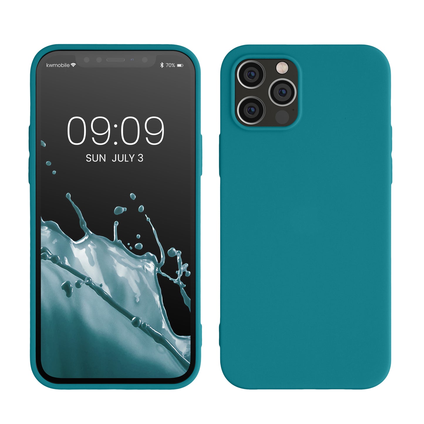 kwmobile Handyhülle für Apple iPhone 12 / iPhone 12 Pro Hülle - Kabelloses Laden - Schutzhülle Cover