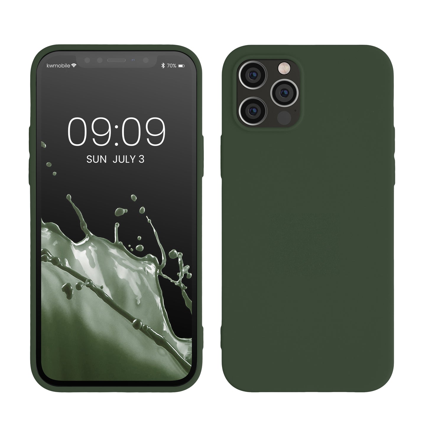 kwmobile Handyhülle für Apple iPhone 12 / iPhone 12 Pro Hülle - Kabelloses Laden - Schutzhülle Cover