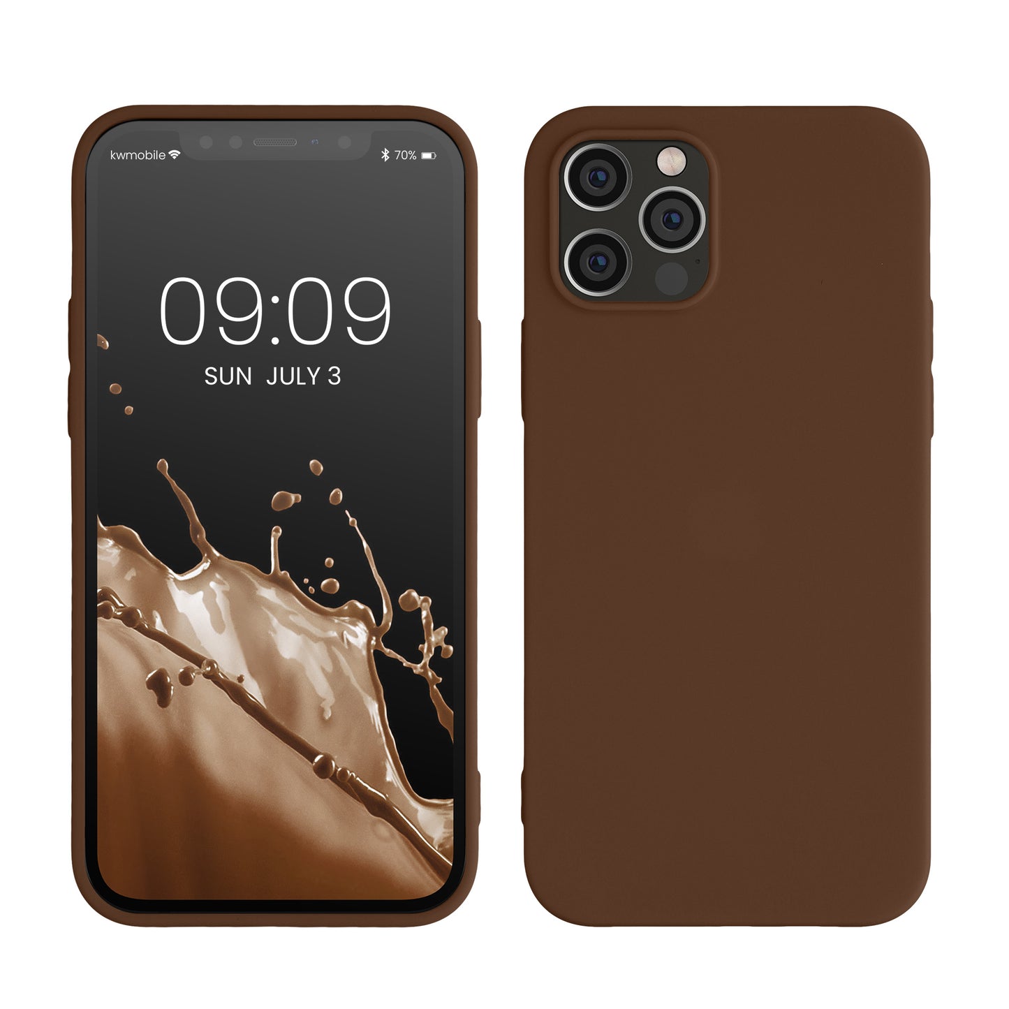 kwmobile Handyhülle für Apple iPhone 12 / iPhone 12 Pro Hülle - Kabelloses Laden - Schutzhülle Cover