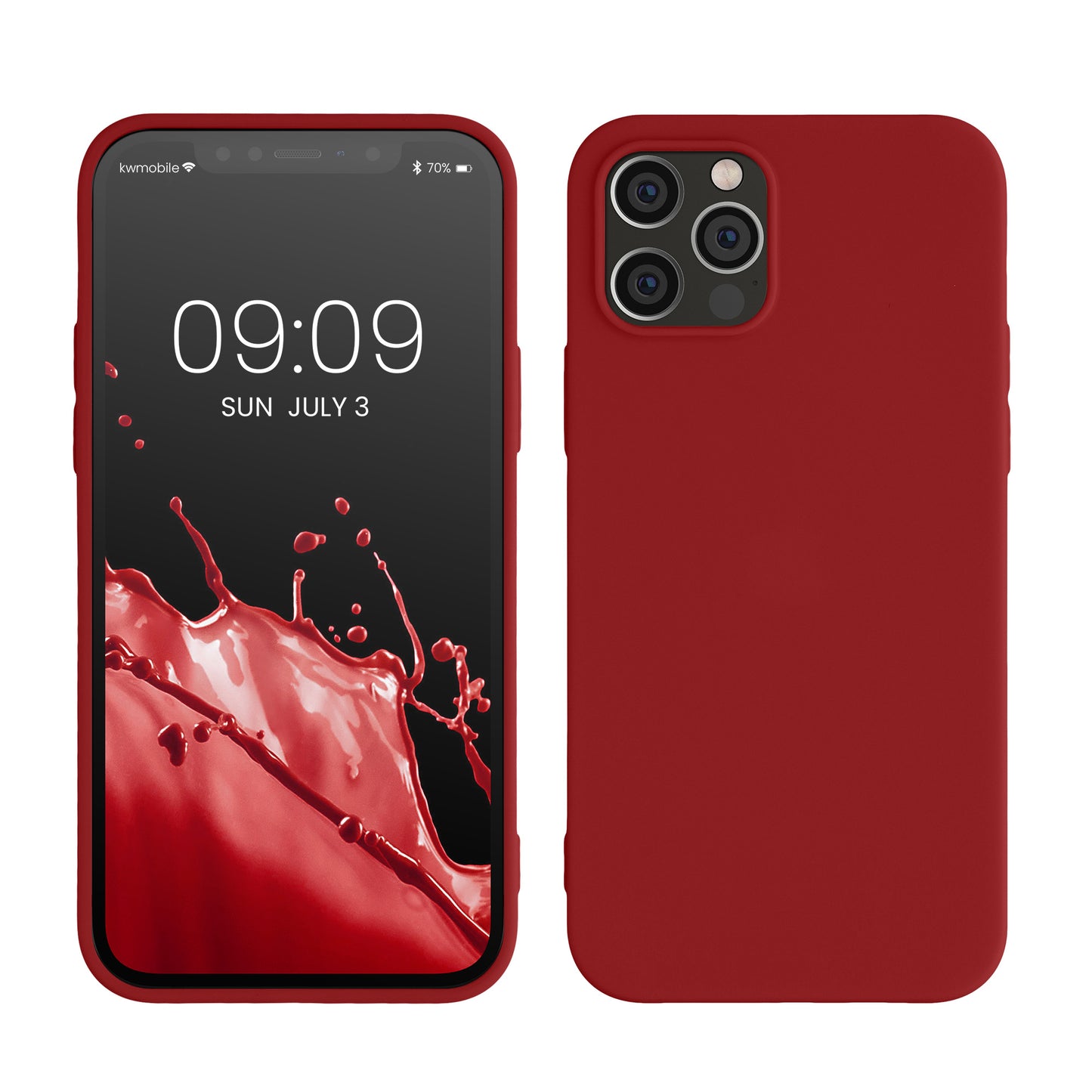 kwmobile Handyhülle für Apple iPhone 12 / iPhone 12 Pro Hülle - Kabelloses Laden - Schutzhülle Cover