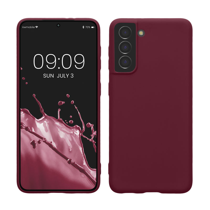 kwmobile Handyhülle für Samsung Galaxy S21 - Kabelloses Laden - Schutzhülle Cover