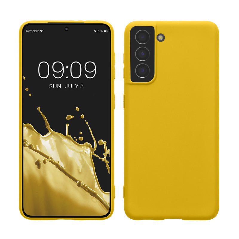 kwmobile Handyhülle für Samsung Galaxy S21 - Kabelloses Laden - Schutzhülle Cover