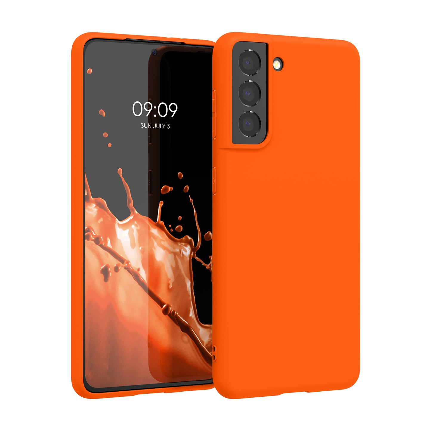 kwmobile Handyhülle für Samsung Galaxy S21 - Kabelloses Laden - Schutzhülle Cover
