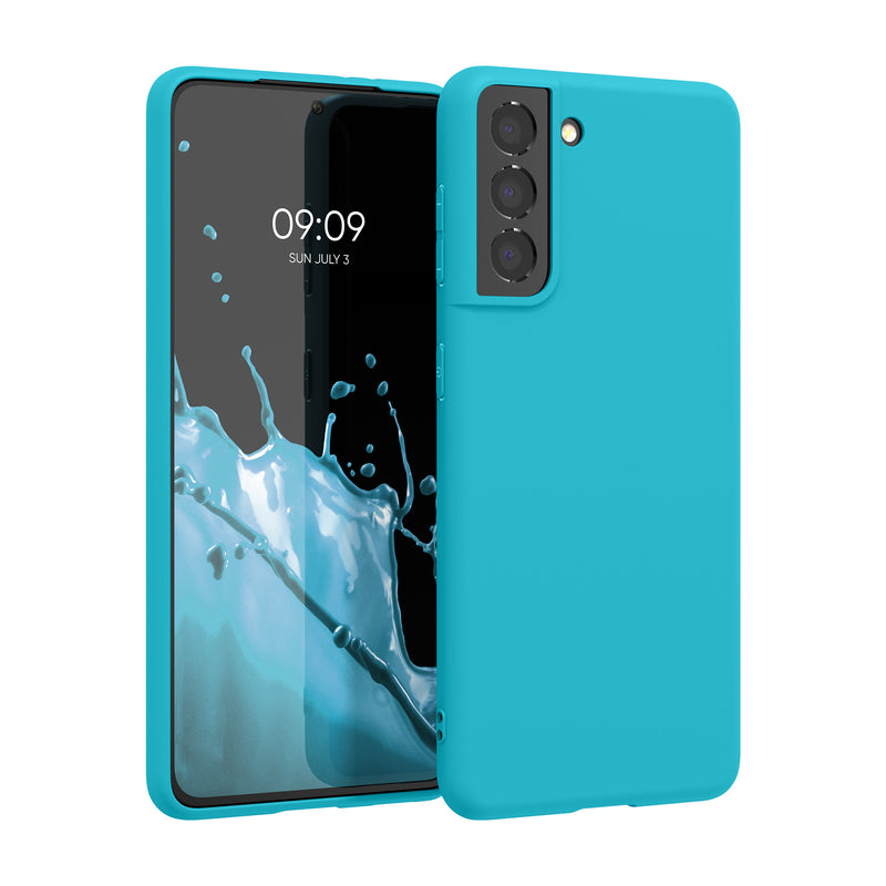kwmobile Handyhülle für Samsung Galaxy S21 - Kabelloses Laden - Schutzhülle Cover