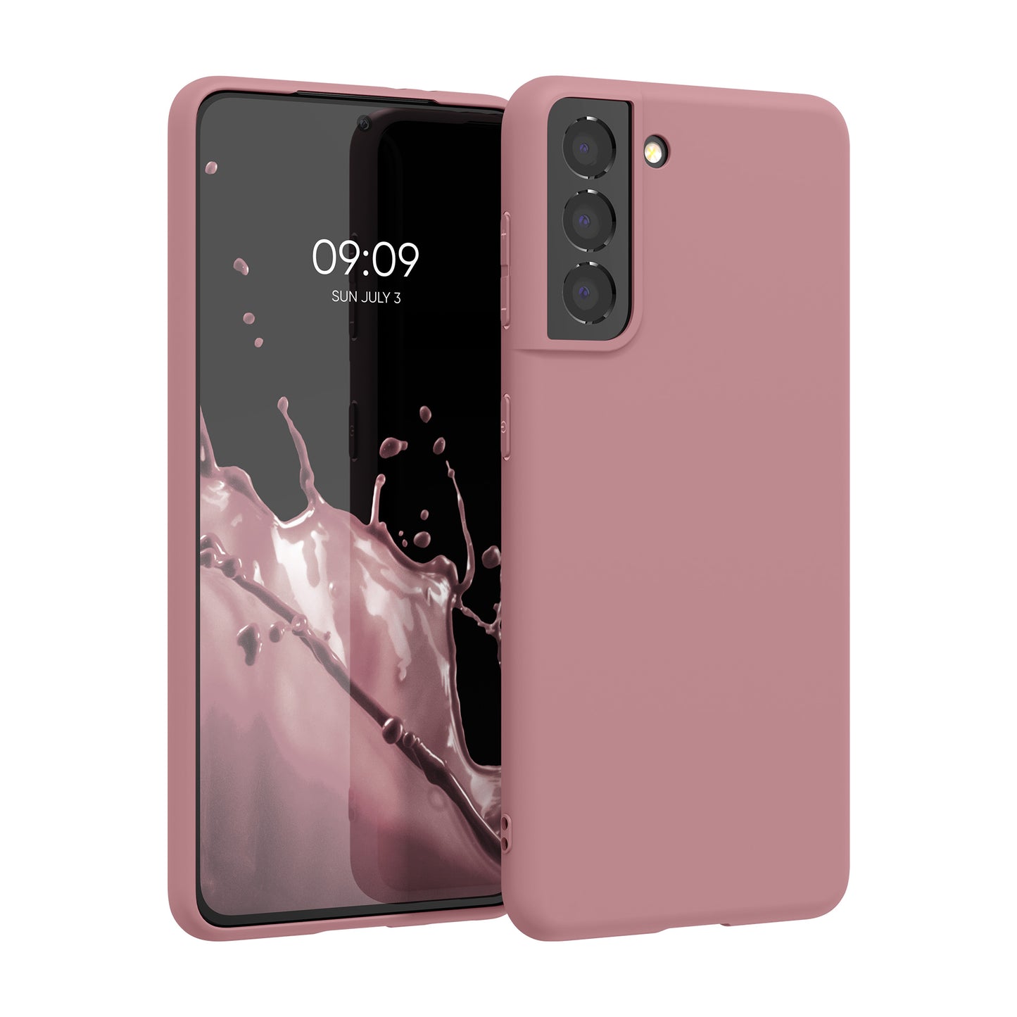 kwmobile Handyhülle für Samsung Galaxy S21 - Kabelloses Laden - Schutzhülle Cover
