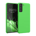 kwmobile Handyhülle für Samsung Galaxy S21 Hülle - Case Silikon - Kabelloses Laden - Schutzhülle Cover