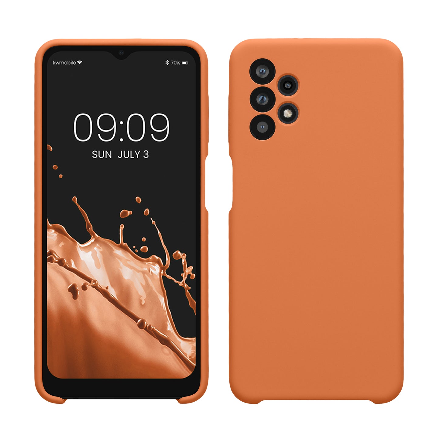 kwmobile Handyhülle für Samsung Galaxy A32 5G Hülle - Case Silikon - Kabelloses Laden - Schutzhülle Cover
