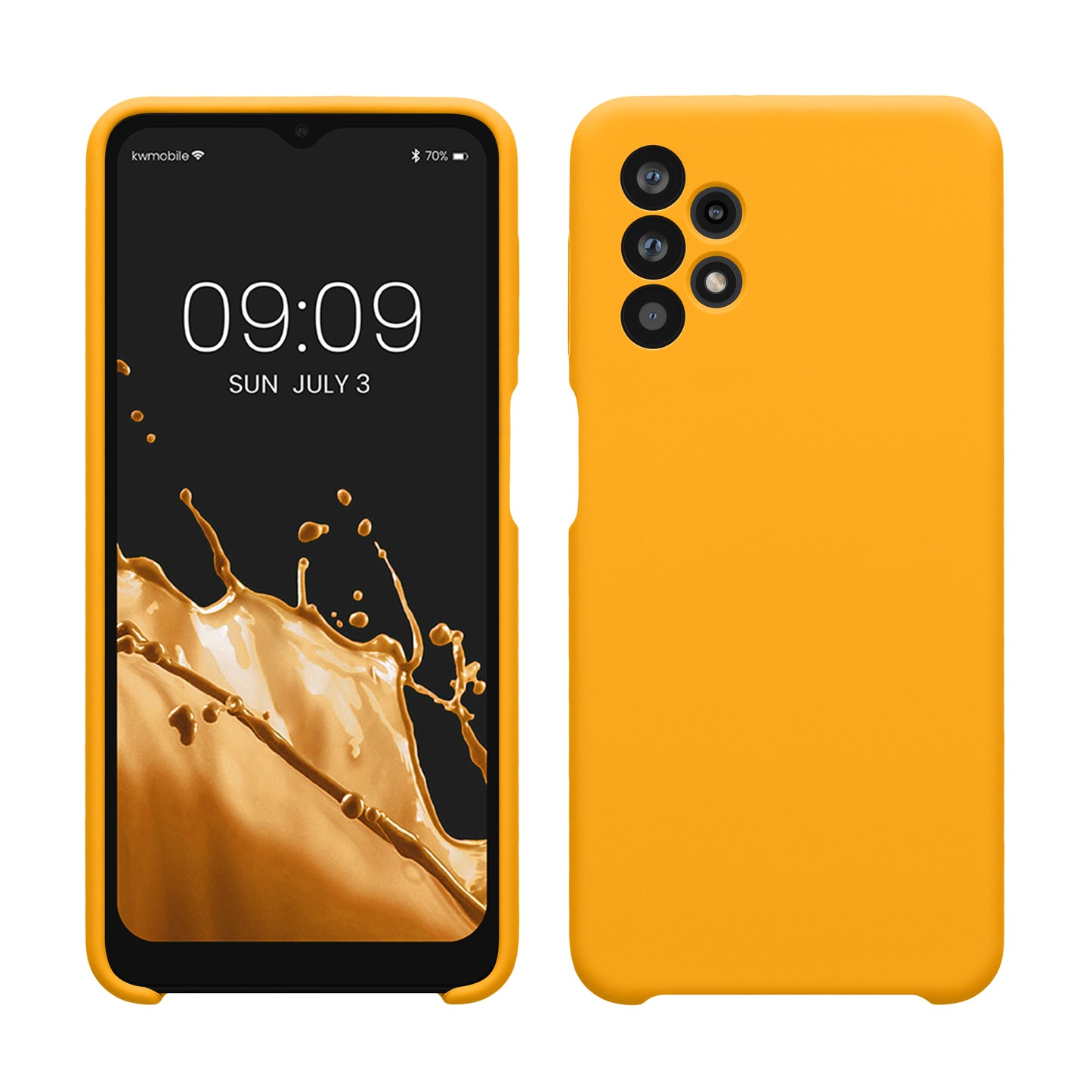 kwmobile Handyhülle für Samsung Galaxy A32 5G Hülle - Case Silikon - Kabelloses Laden - Schutzhülle Cover