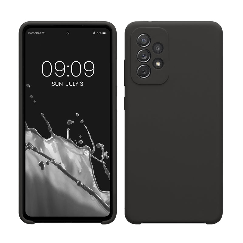 kwmobile Handyhülle für Samsung Galaxy A72 Hülle - Case Silikon - Kabelloses Laden - Schutzhülle Cover