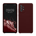 kwmobile Handyhülle für Samsung Galaxy A72 Hülle - Case Silikon - Kabelloses Laden - Schutzhülle Cover
