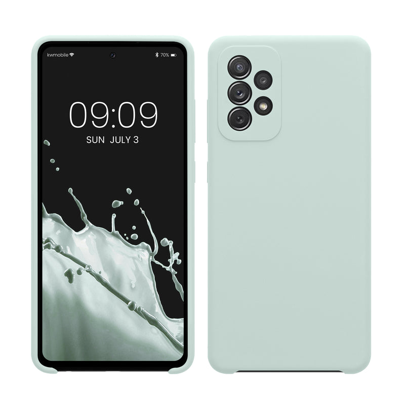 kwmobile Handyhülle für Samsung Galaxy A72 Hülle - Case Silikon - Kabelloses Laden - Schutzhülle Cover
