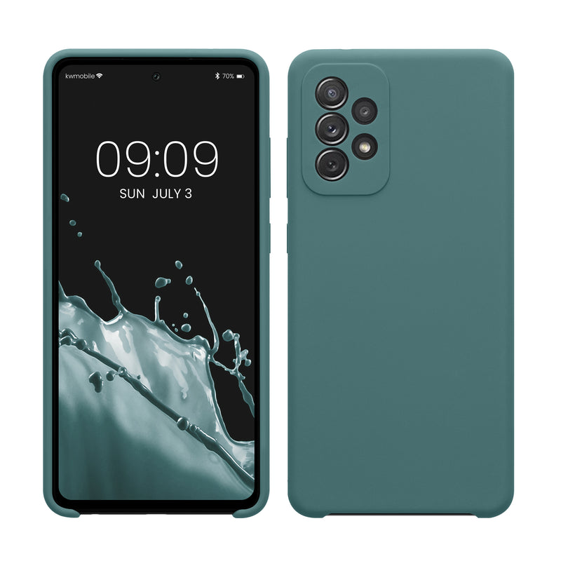 kwmobile Handyhülle für Samsung Galaxy A72 Hülle - Case Silikon - Kabelloses Laden - Schutzhülle Cover