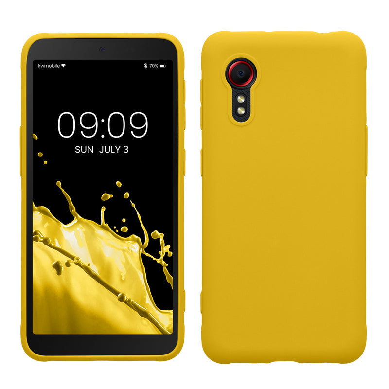 kwmobile Handyhülle für Samsung Galaxy Xcover 5 Hülle - Kabelloses Laden - Schutzhülle Cover