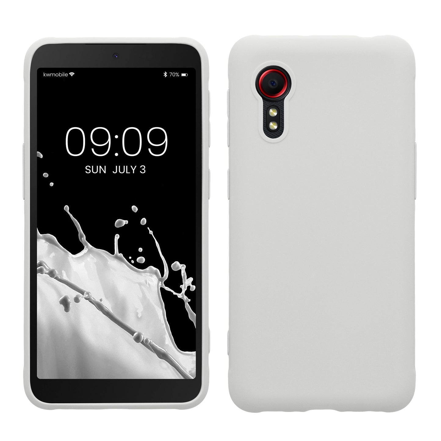 kwmobile Handyhülle für Samsung Galaxy Xcover 5 Hülle - Kabelloses Laden - Schutzhülle Cover