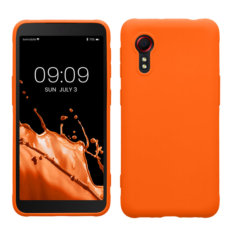 kwmobile Handyhülle für Samsung Galaxy Xcover 5 Hülle - Kabelloses Laden - Schutzhülle Cover