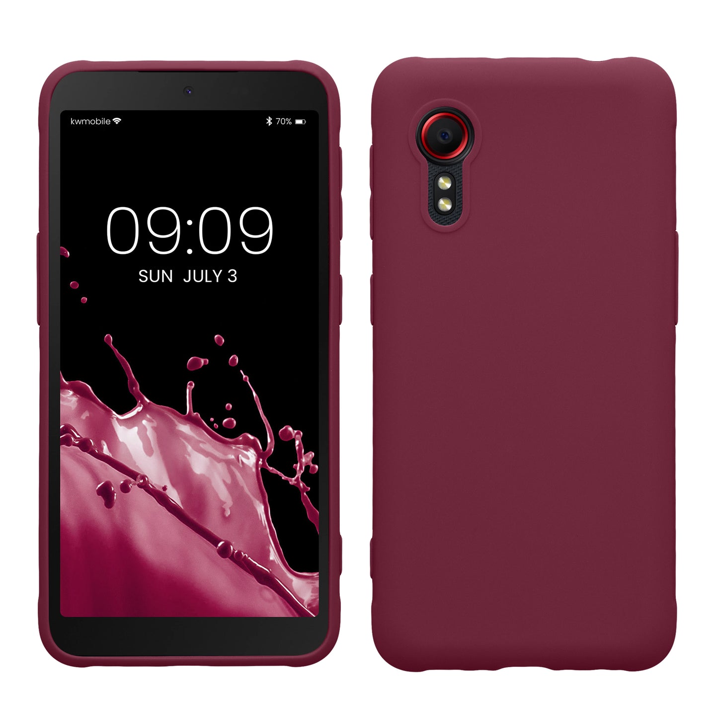 kwmobile Handyhülle für Samsung Galaxy Xcover 5 Hülle - Kabelloses Laden - Schutzhülle Cover