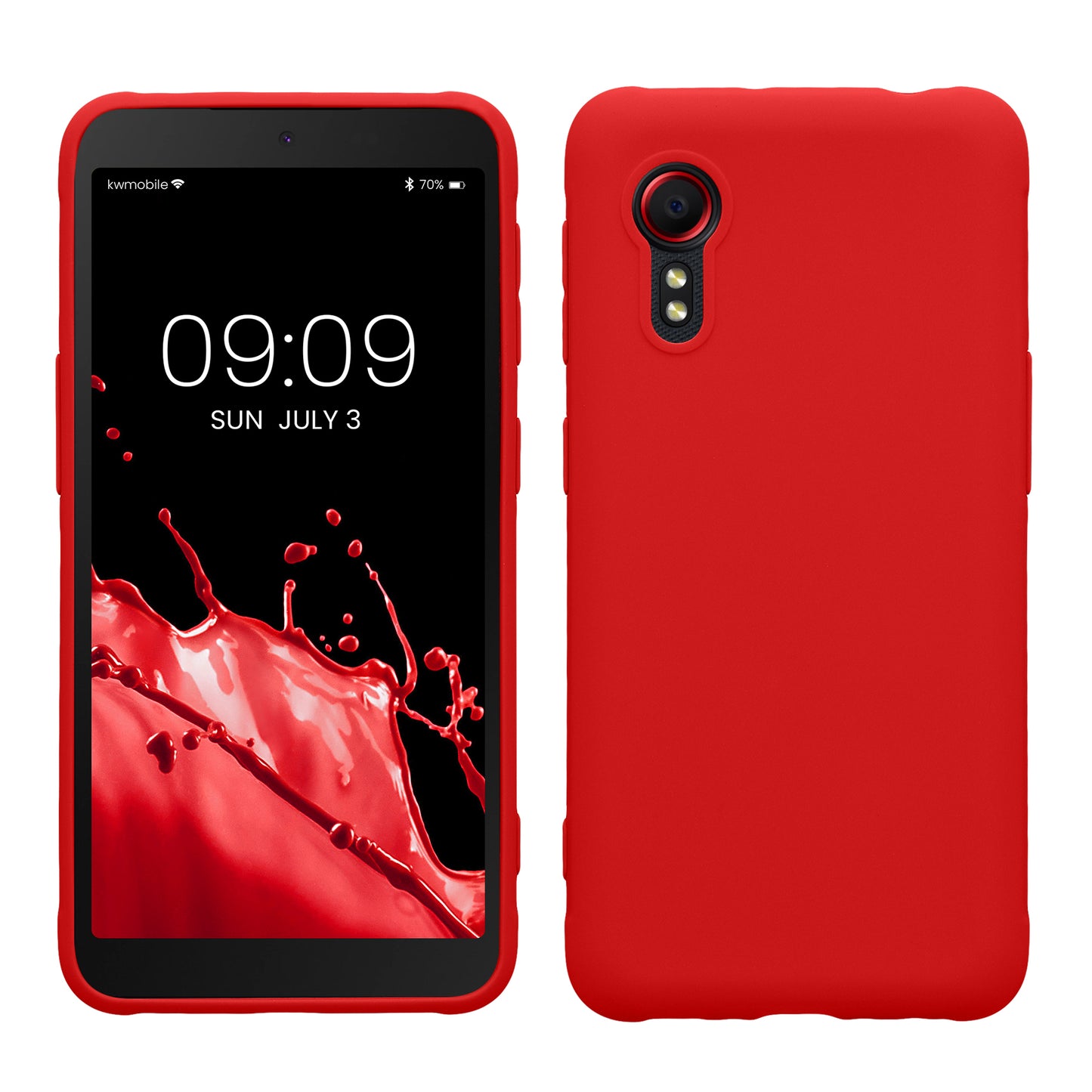 kwmobile Handyhülle für Samsung Galaxy Xcover 5 Hülle - Kabelloses Laden - Schutzhülle Cover