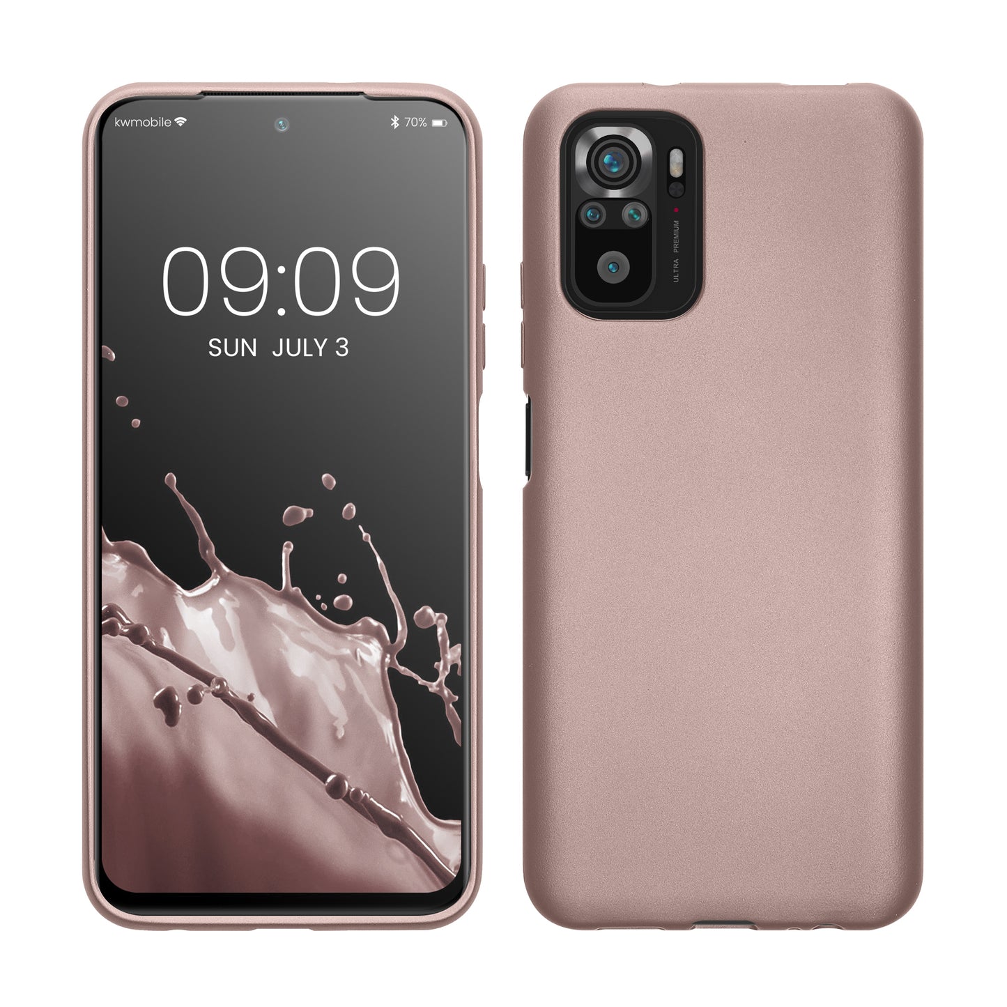kwmobile Handyhülle für Xiaomi Redmi Note 10 / Note 10S Hülle - Silikon Case - Schutzhülle Cover