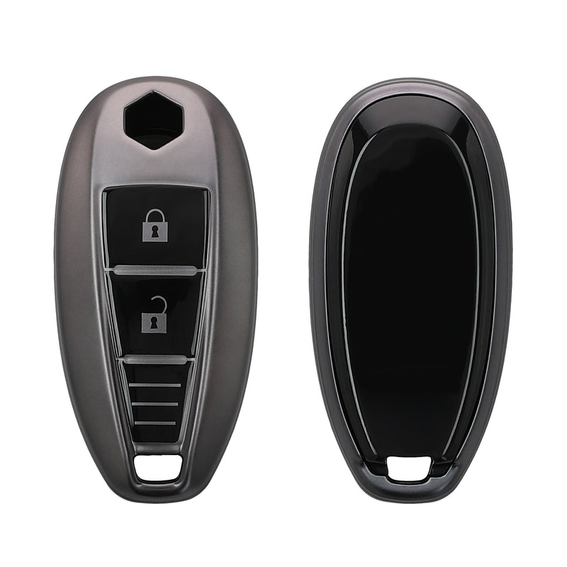 kwmobile Autoschlüssel Hülle kompatibel mit Suzuki Sport 2-Tasten Autoschlüssel Keyless Go - Schlüsselhülle Silikon Cover