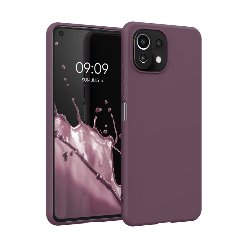 kwmobile Handyhülle für Xiaomi 11 Lite (5G) NE / Mi 11 Lite (5G) Hülle - Kabelloses Laden - Schutzhülle Cover