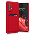 kwmobile Handyhülle kompatibel mit Samsung Galaxy A52 / A52 5G / A52s 5G Hülle - Handy Cover mit Fach für Karten