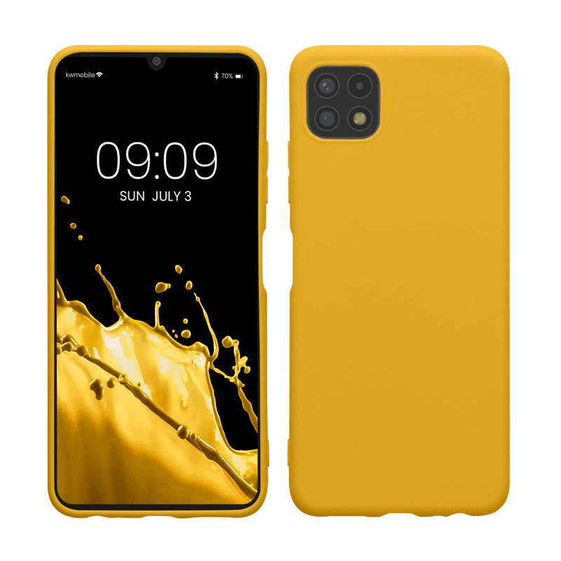 kwmobile Handyhülle für Samsung Galaxy A22 5G - Kabelloses Laden - Schutzhülle Cover