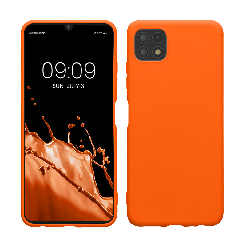 kwmobile Handyhülle für Samsung Galaxy A22 5G - Kabelloses Laden - Schutzhülle Cover