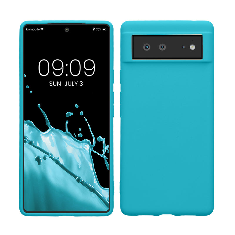 kwmobile Handyhülle für Google Pixel 6 Hülle - Kabelloses Laden - Schutzhülle Cover