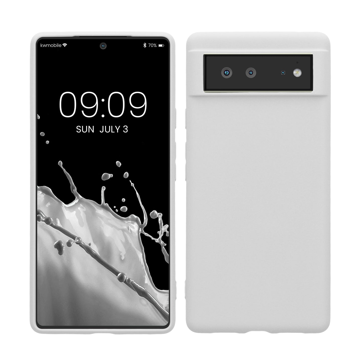 kwmobile Handyhülle für Google Pixel 6 Hülle - Kabelloses Laden - Schutzhülle Cover