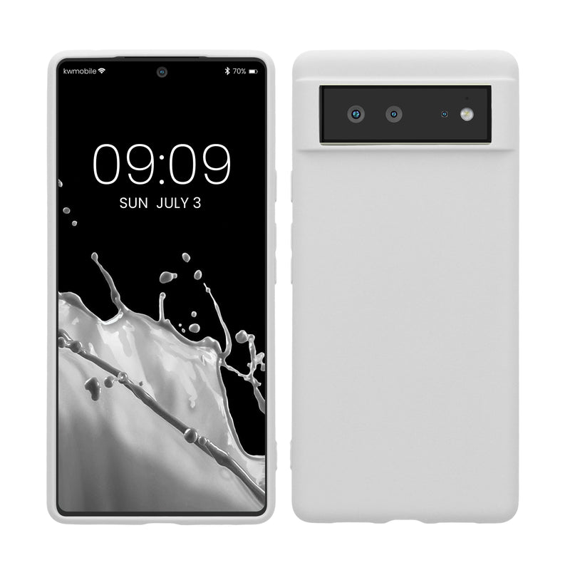 kwmobile Handyhülle für Google Pixel 6 Hülle - Kabelloses Laden - Schutzhülle Cover