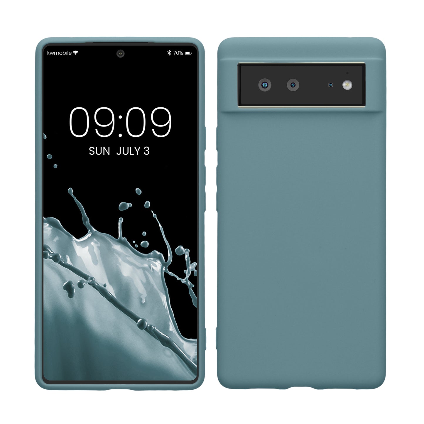 kwmobile Handyhülle für Google Pixel 6 Hülle - Kabelloses Laden - Schutzhülle Cover