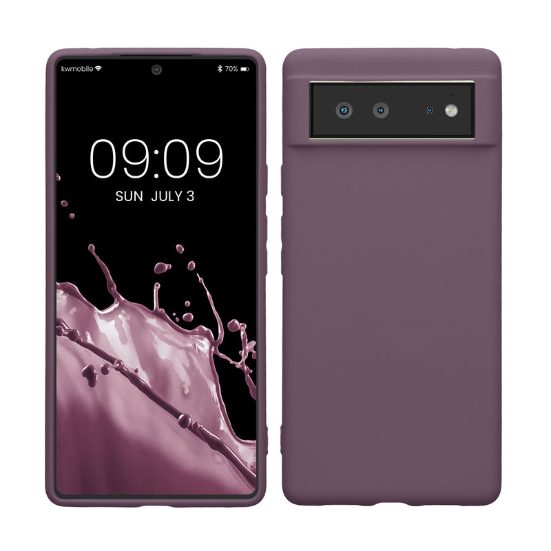 kwmobile Handyhülle für Google Pixel 6 Hülle - Kabelloses Laden - Schutzhülle Cover