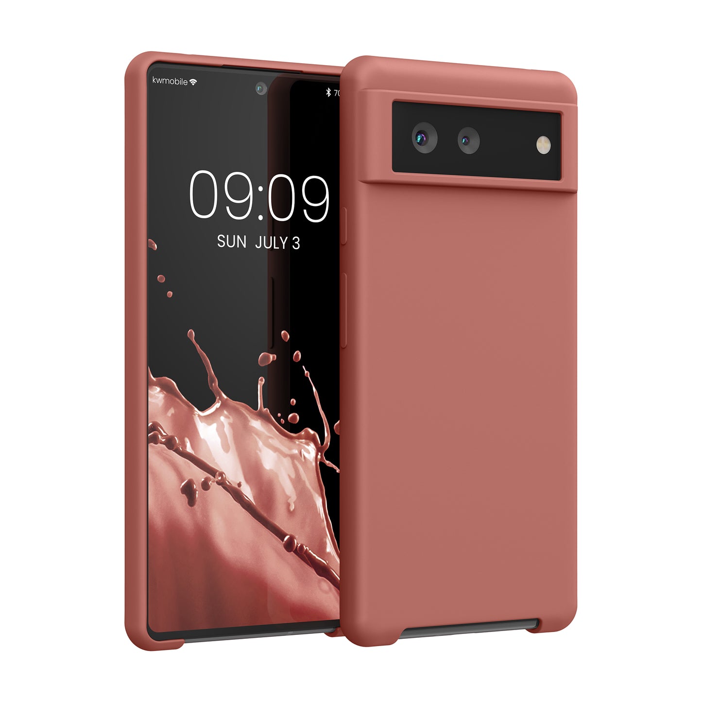 kwmobile Handyhülle für Google Pixel 6 Case Kabelloses Laden Schutzhülle Cover