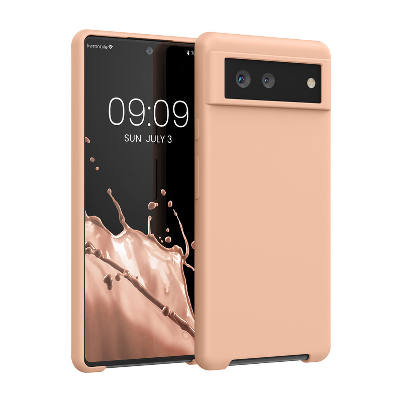 kwmobile Handyhülle für Google Pixel 6 Case Kabelloses Laden Schutzhülle Cover