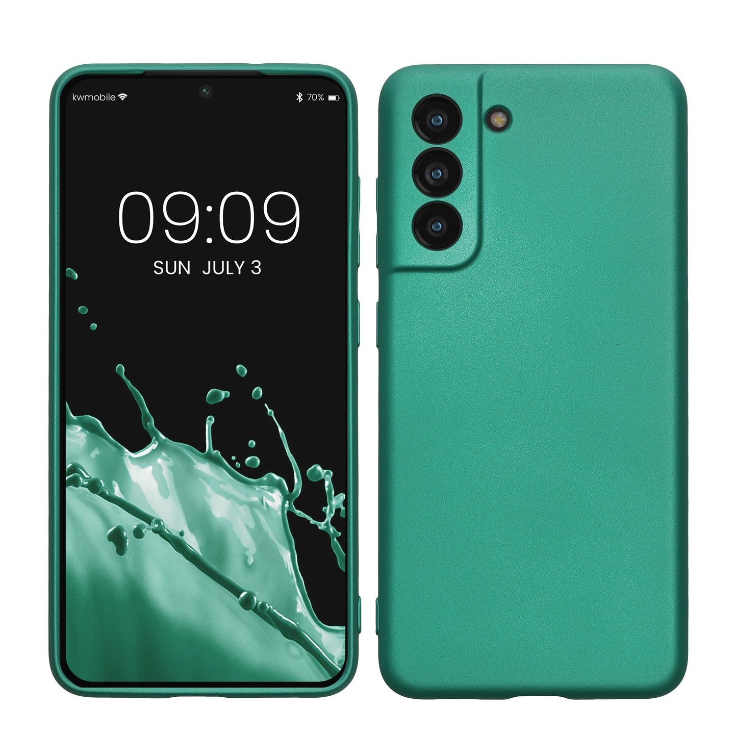kwmobile Handyhülle für Samsung Galaxy S21 FE Hülle - Silikon Case - Schutzhülle Cover