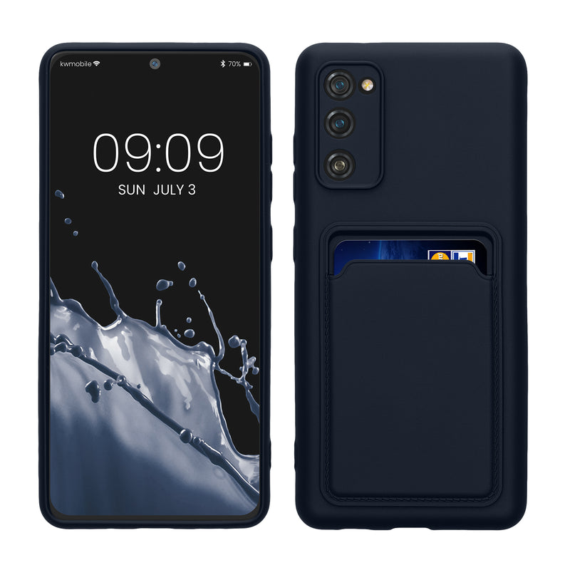 kwmobile Handyhülle kompatibel mit Samsung Galaxy S20 FE - Handy Cover mit Fach für Karten